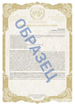 Образец Приложение к СТО 01.064.00220722.2-2020 Вологда Сертификат СТО 01.064.00220722.2-2020 